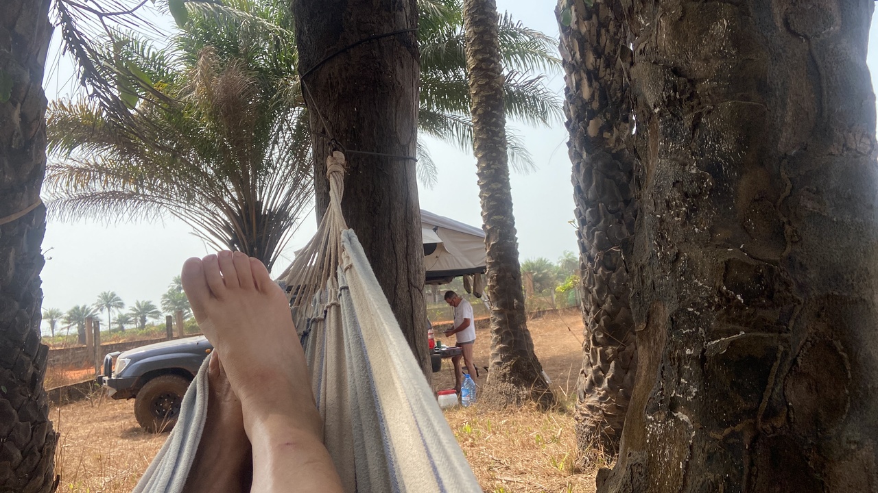 Hangmat op het strand